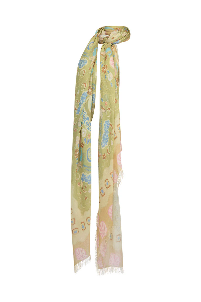 Aquarius Travel Scarf - Image 4