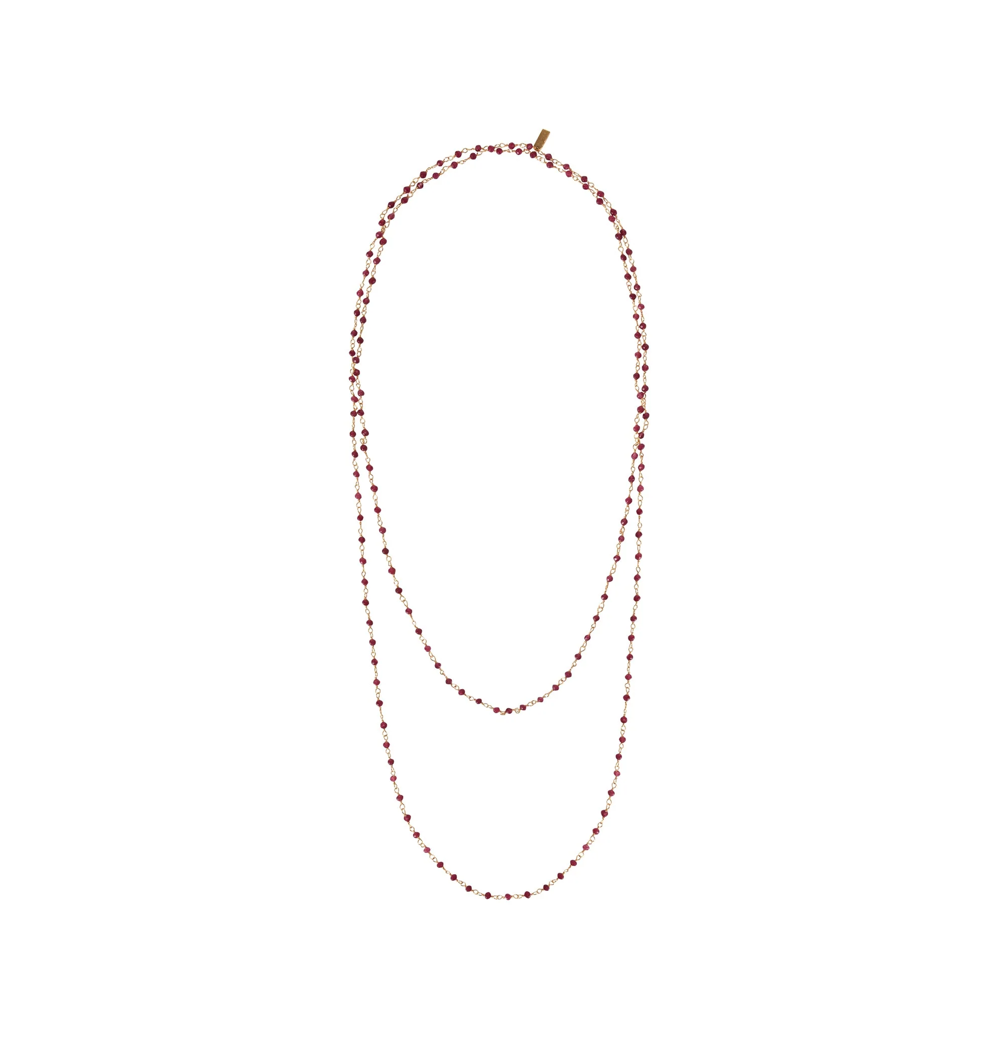 Atelier Long Beaded Chain Necklace