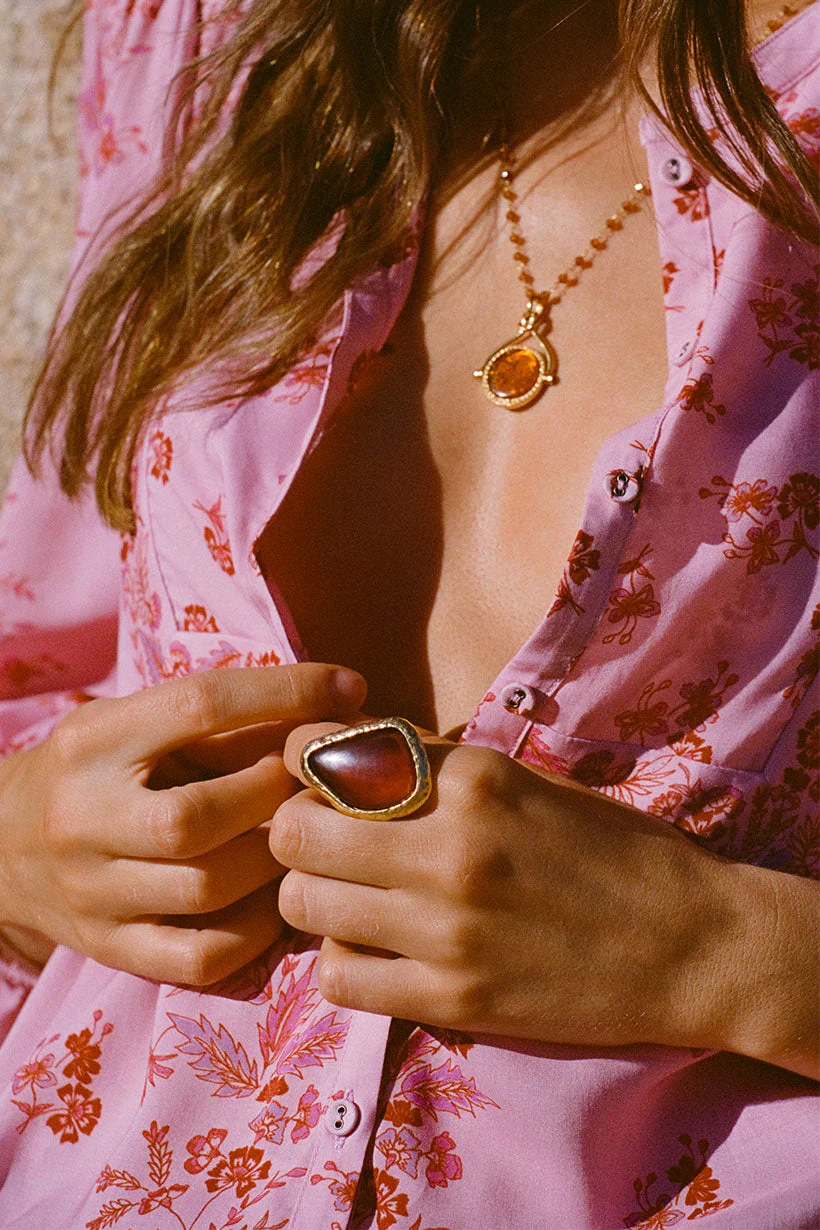 Desert Flower Stone Ring - Image 3
