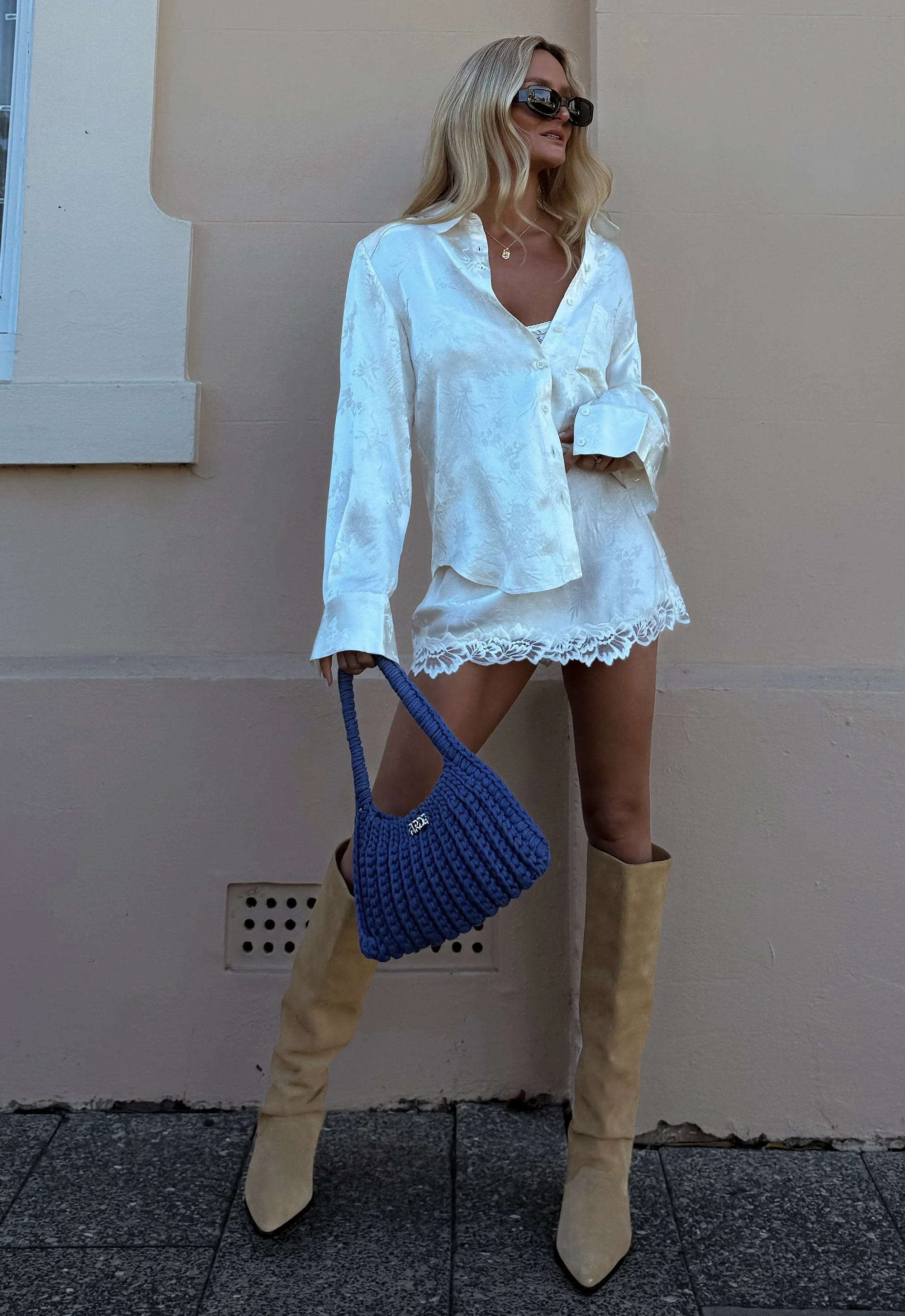 Dubois Bias Mini Skirt - Image 3