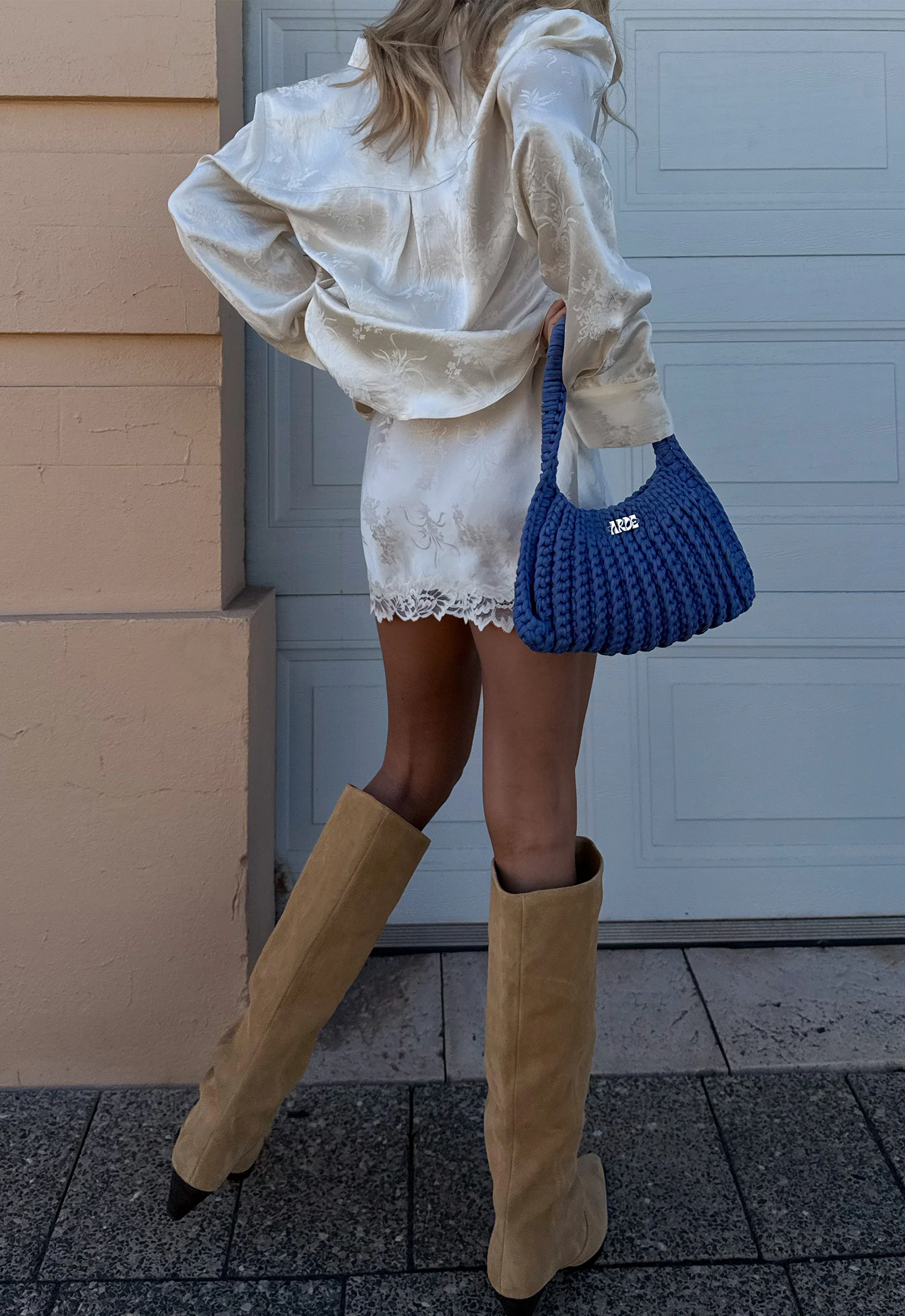 Dubois Bias Mini Skirt - Image 4
