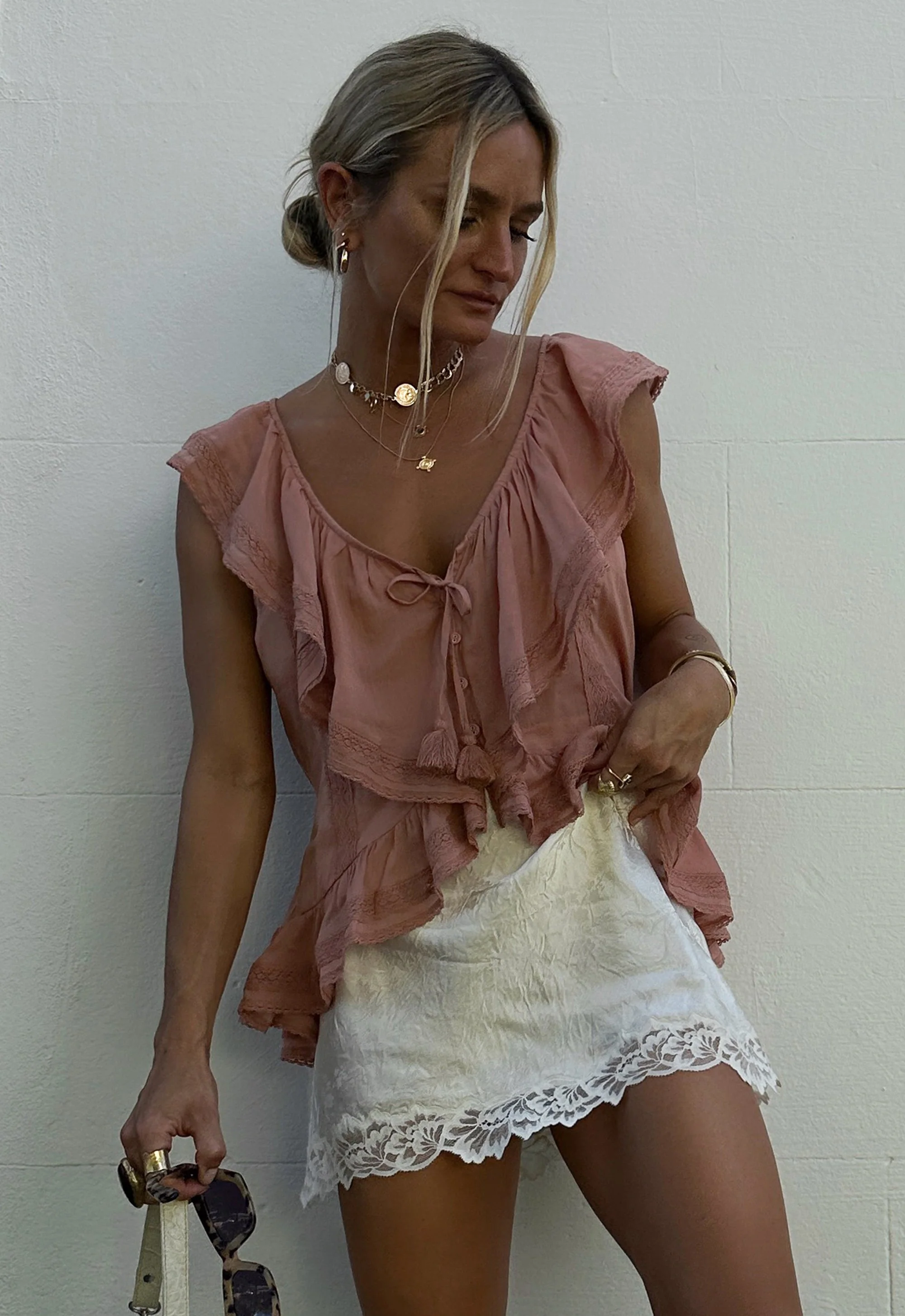 Dubois Bias Mini Skirt - Image 5