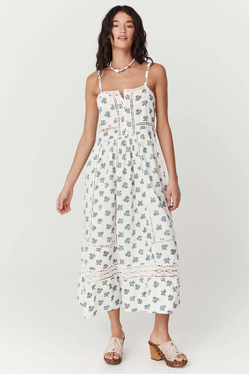Fable Block Printed Strappy Sundress - Image 5