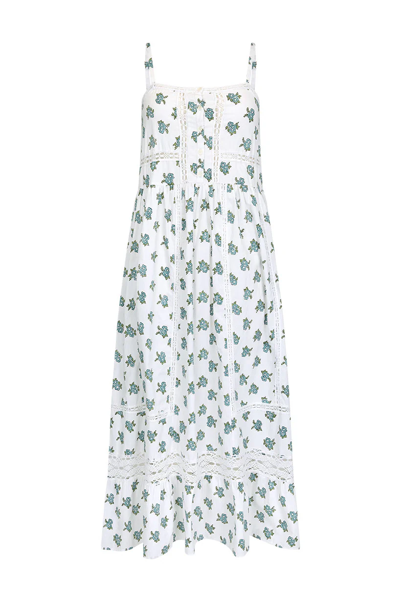 Fable Block Printed Strappy Sundress - Image 8