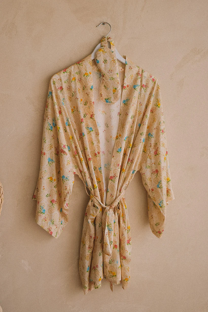 Fleur Robe and Eye Mask Set - Image 2