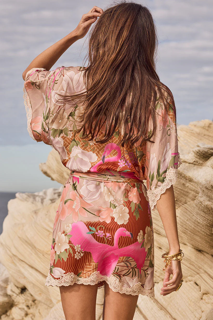 Floridian Lace Mini Dress - Image 7