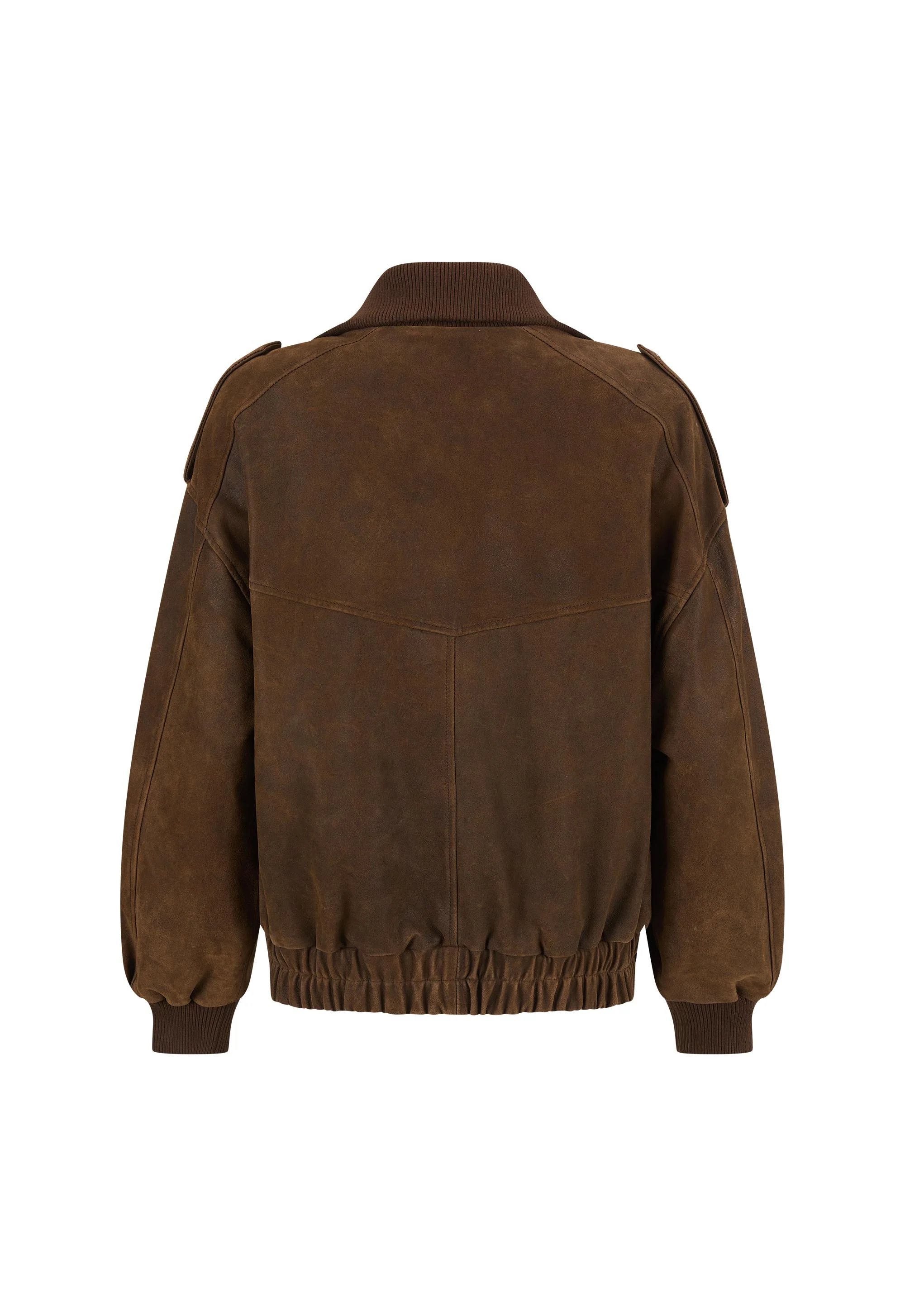 Fontaine Leather Bomber Jacket - Image 10