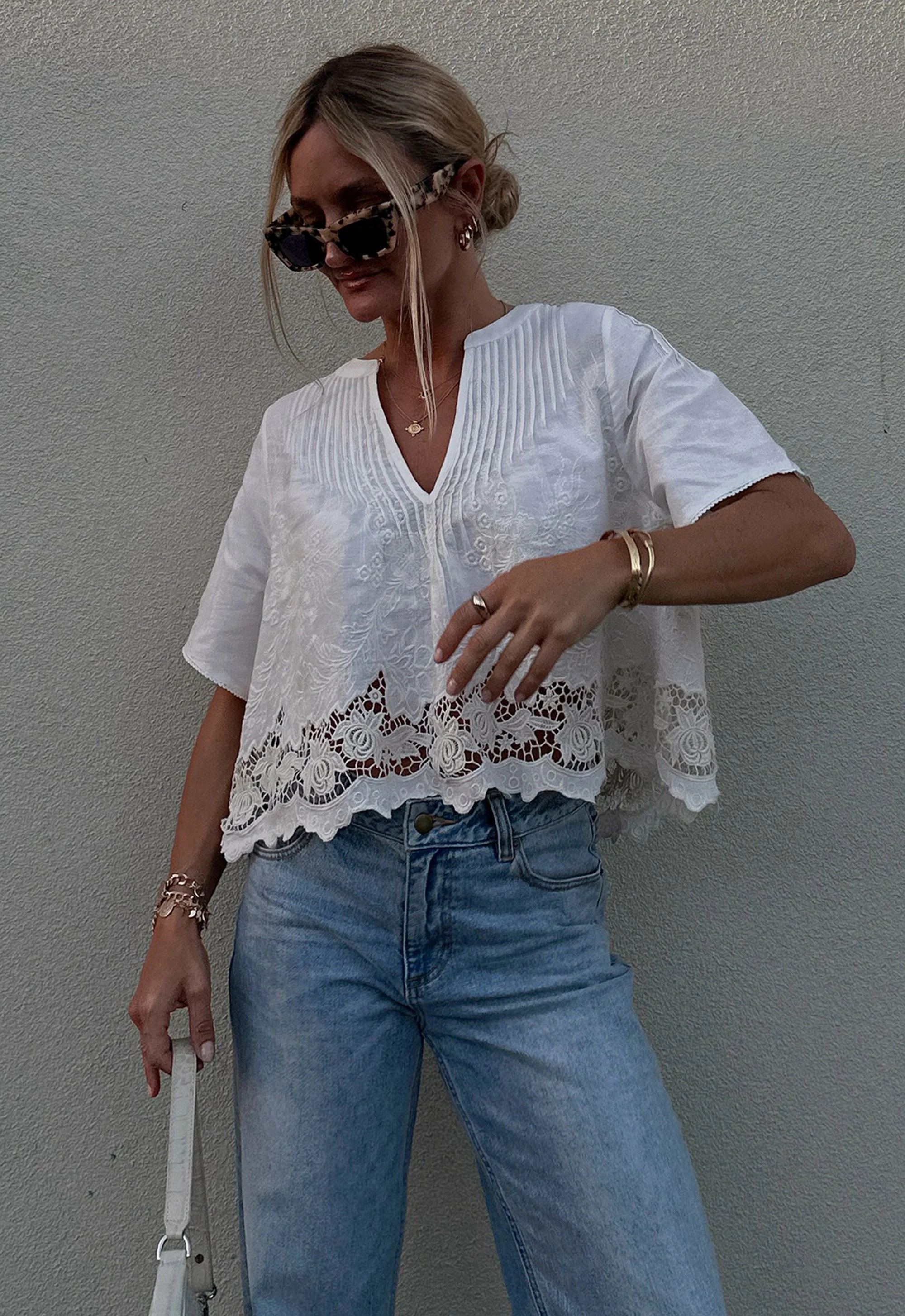 Kala Short Sleeve Blouse