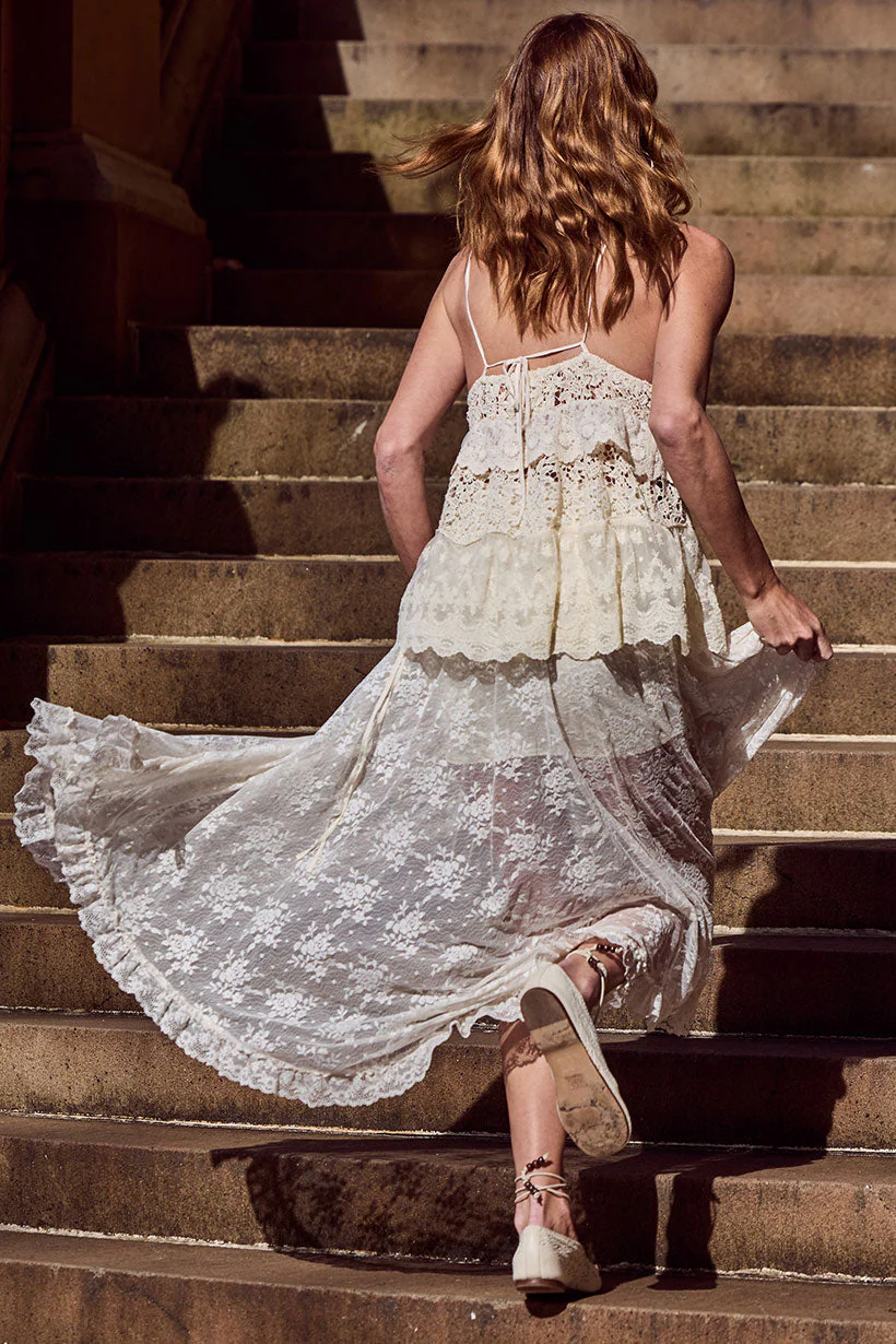 Labyrinth Lace Maxi Skirt - Image 2