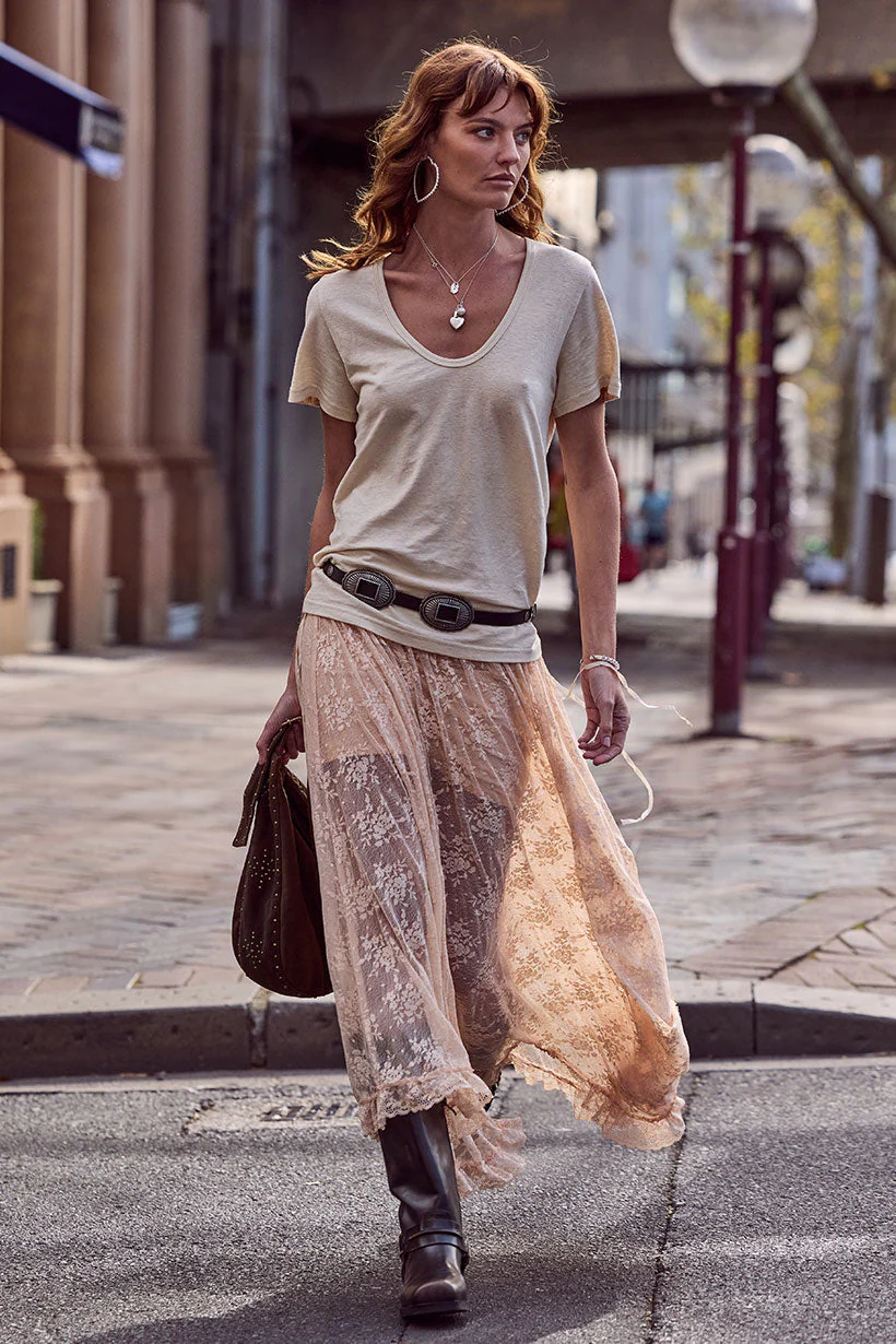 Labyrinth Lace Maxi Skirt - Image 2