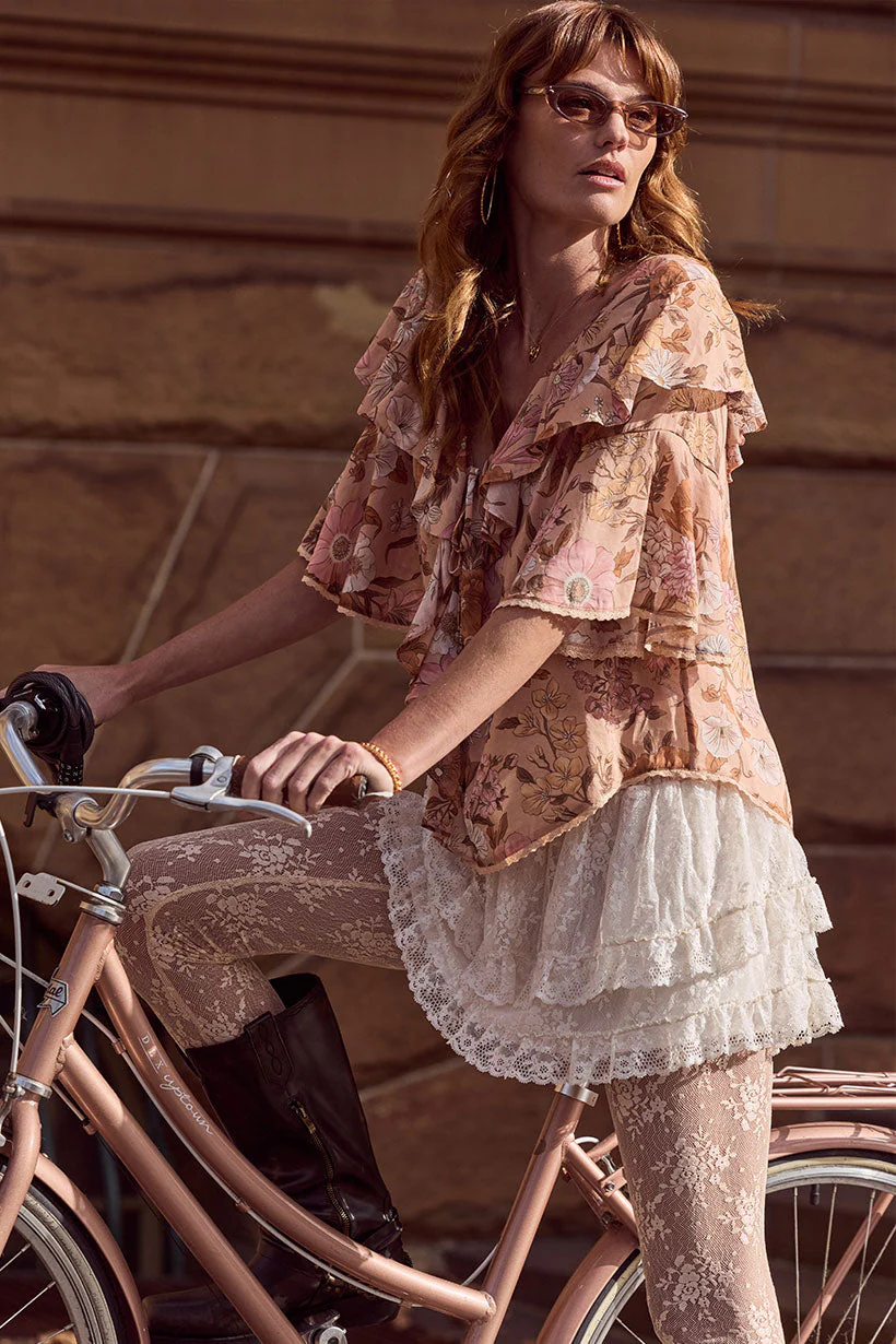 Labyrinth Lace Mini Skirt - Image 4
