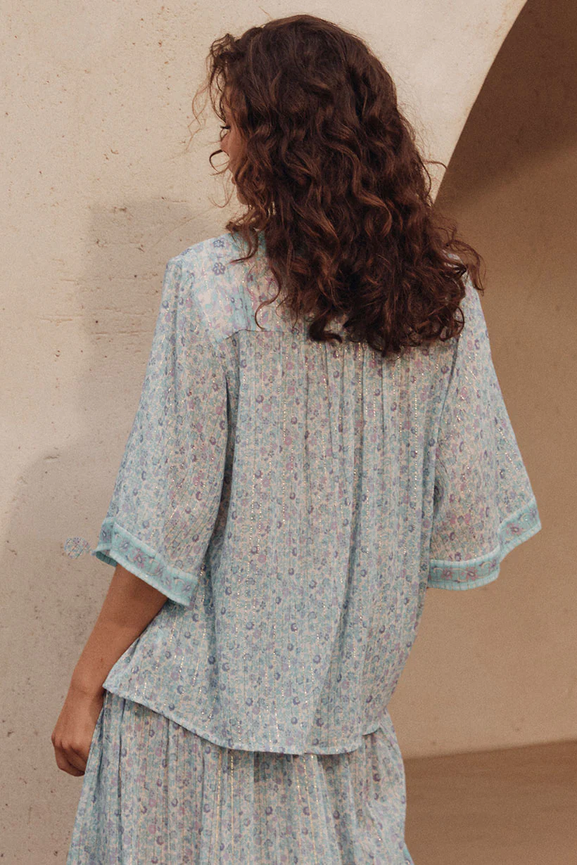 Little Bird Flutter Sleeve Blouse - Image 3