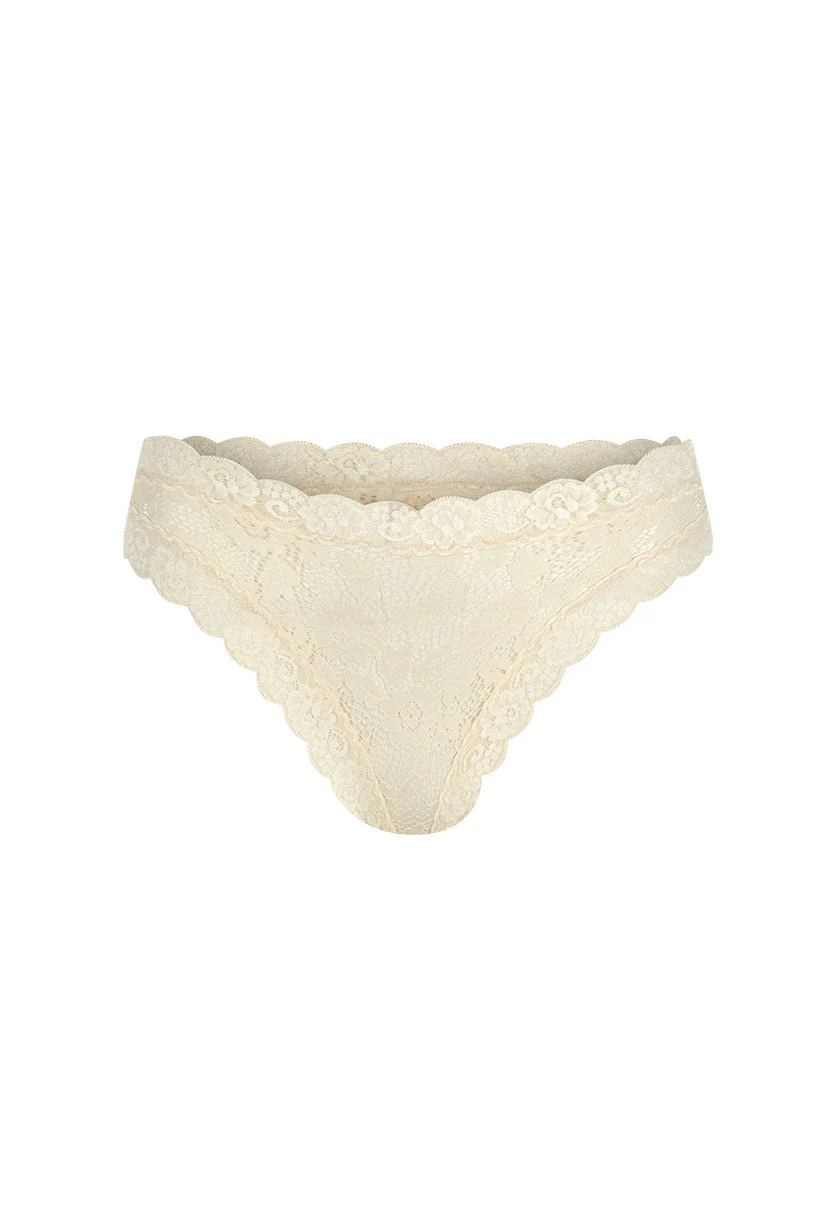 Lovers Lace Brief - Vintage Cream - Image 3