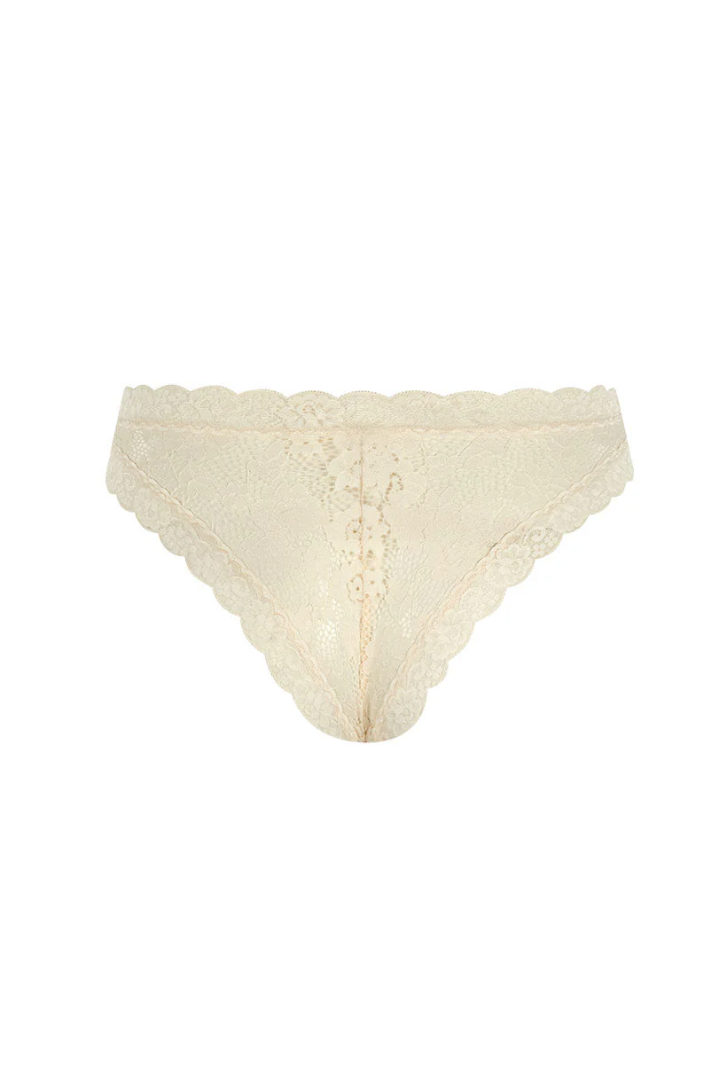 Lovers Lace Brief - Vintage Cream - Image 4
