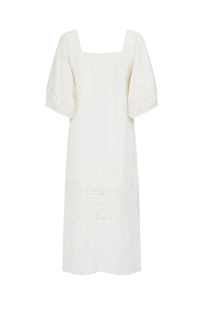 Maiden Lace Midi Dress - Image 6