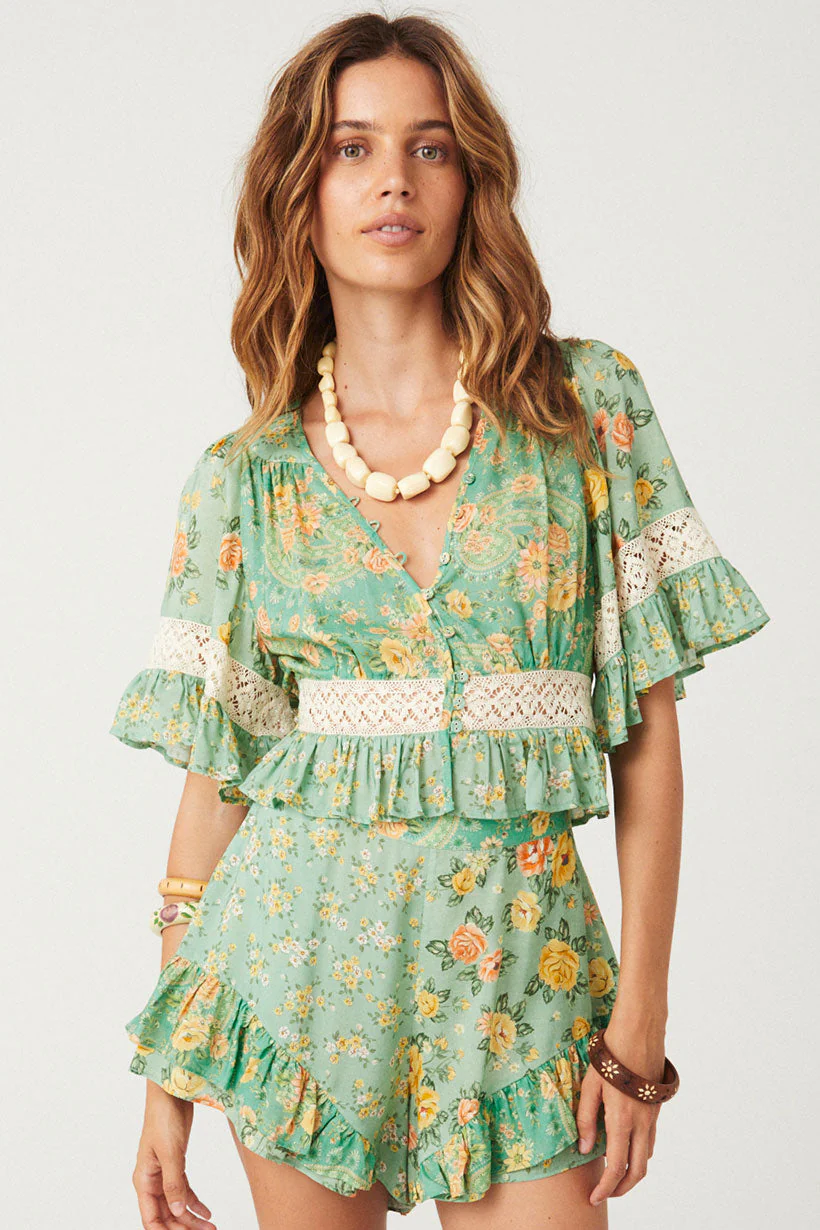 Melody Cropped Blouse - Image 4