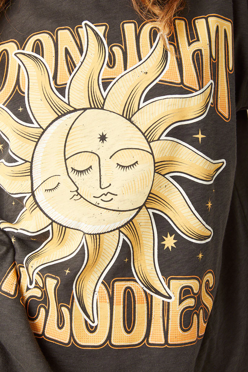 Moonlight Distressed Biker Tee - Image 6