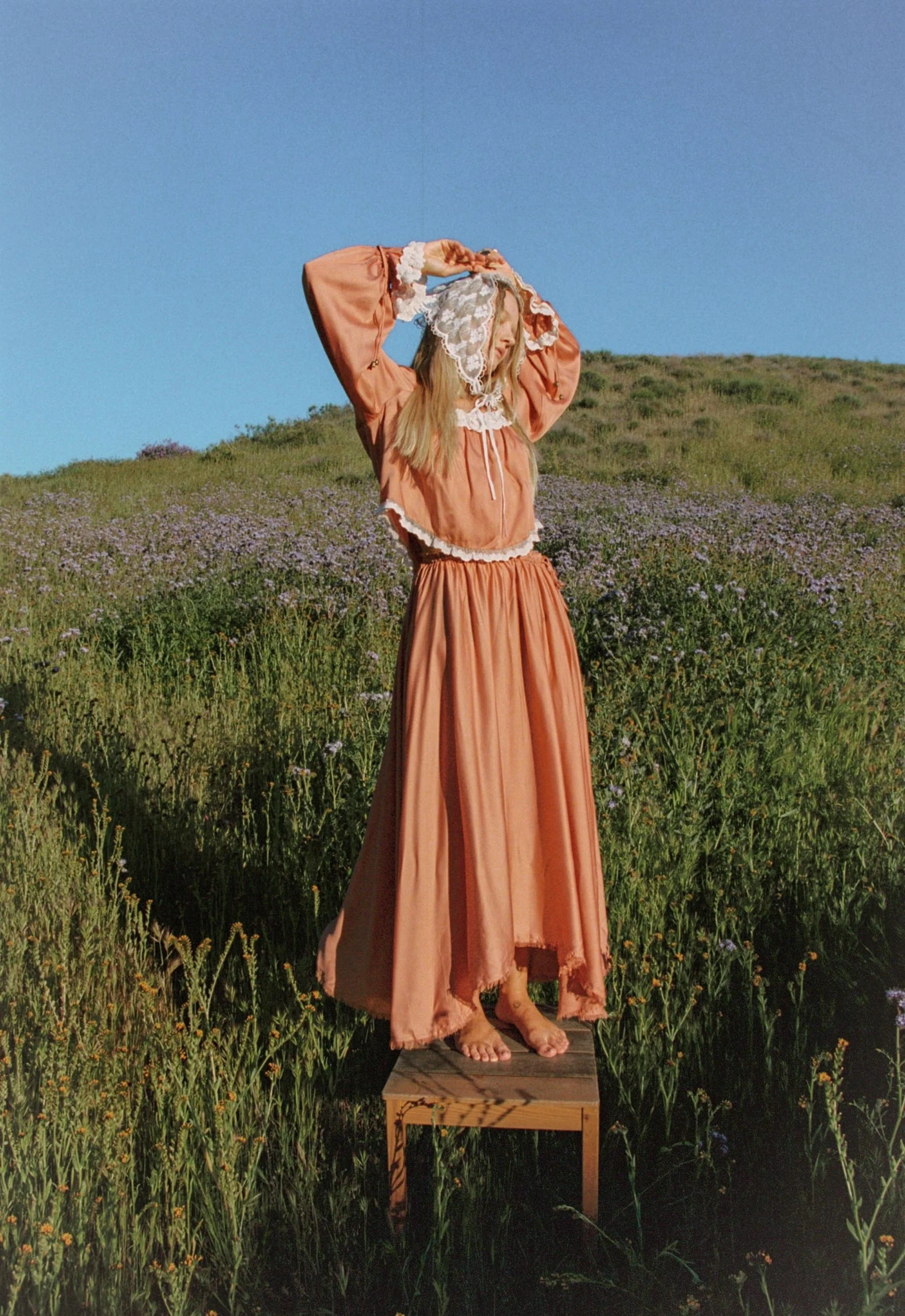 Poison Peach Maxi Skirt - Image 7