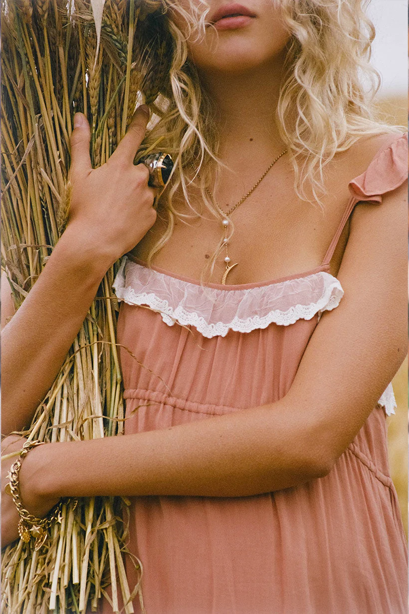 Poison Peach Mini Dress - Image 2