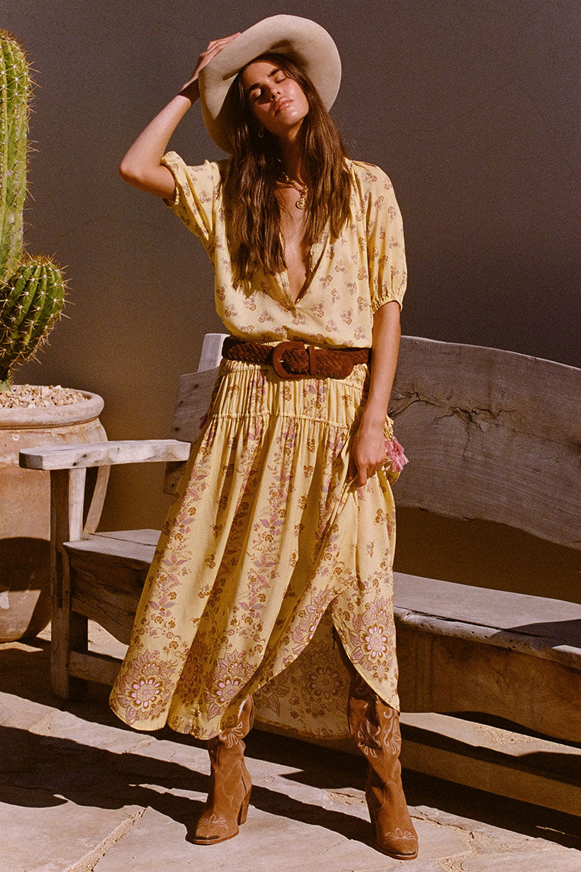 Rebel Spirit Tassel Maxi Skirt - Image 2