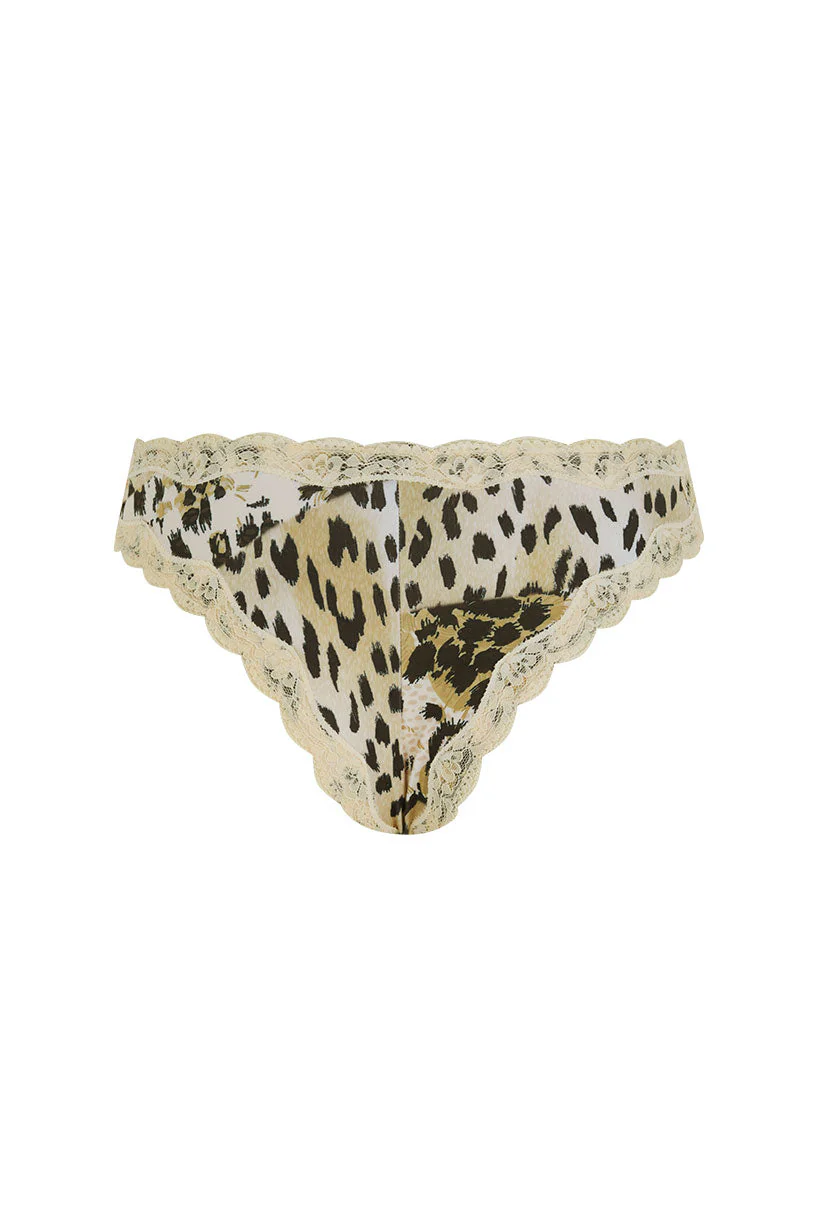 Snow Leopard Lace Brief - Image 2
