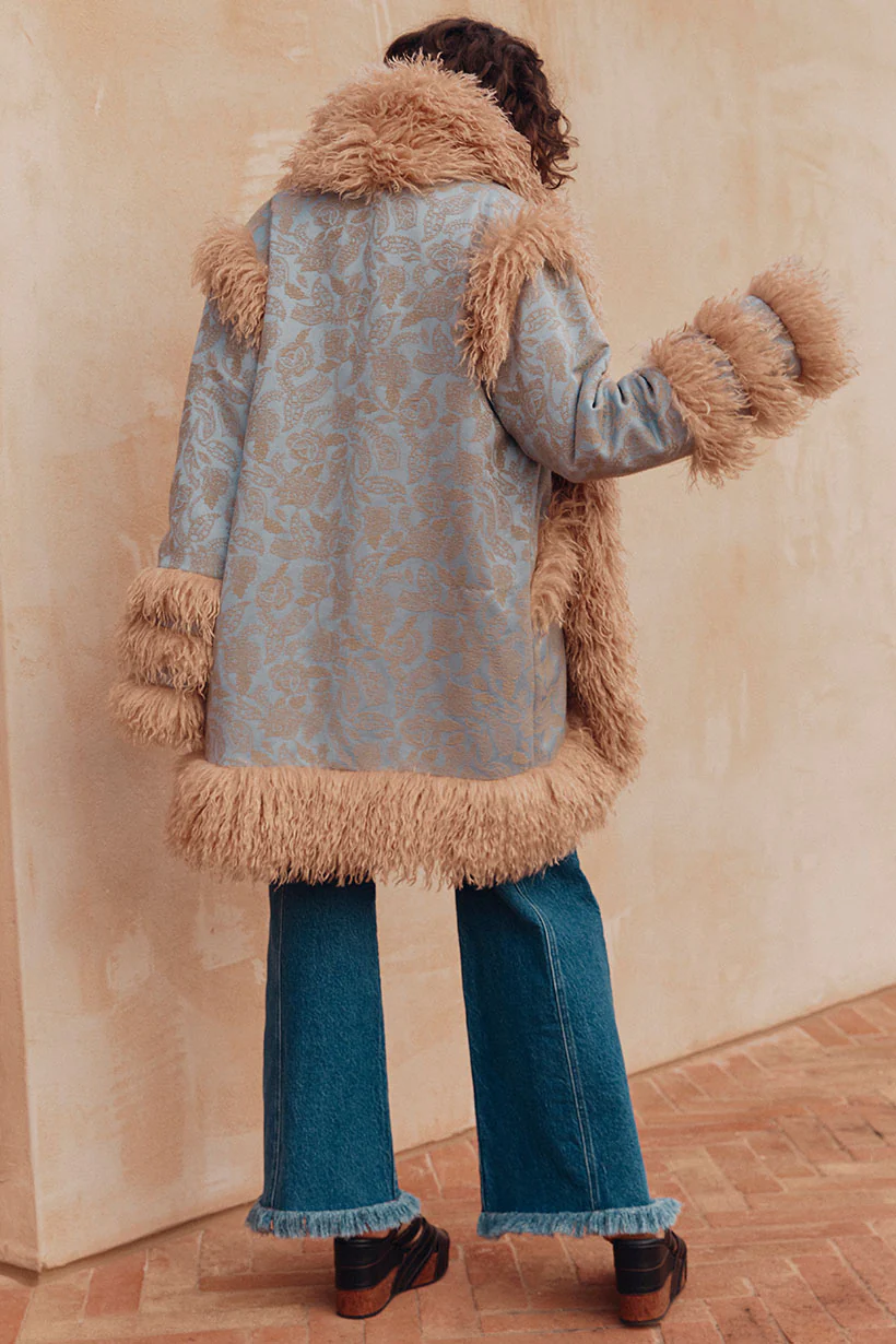 Starlet Jacquard Coat - Image 4