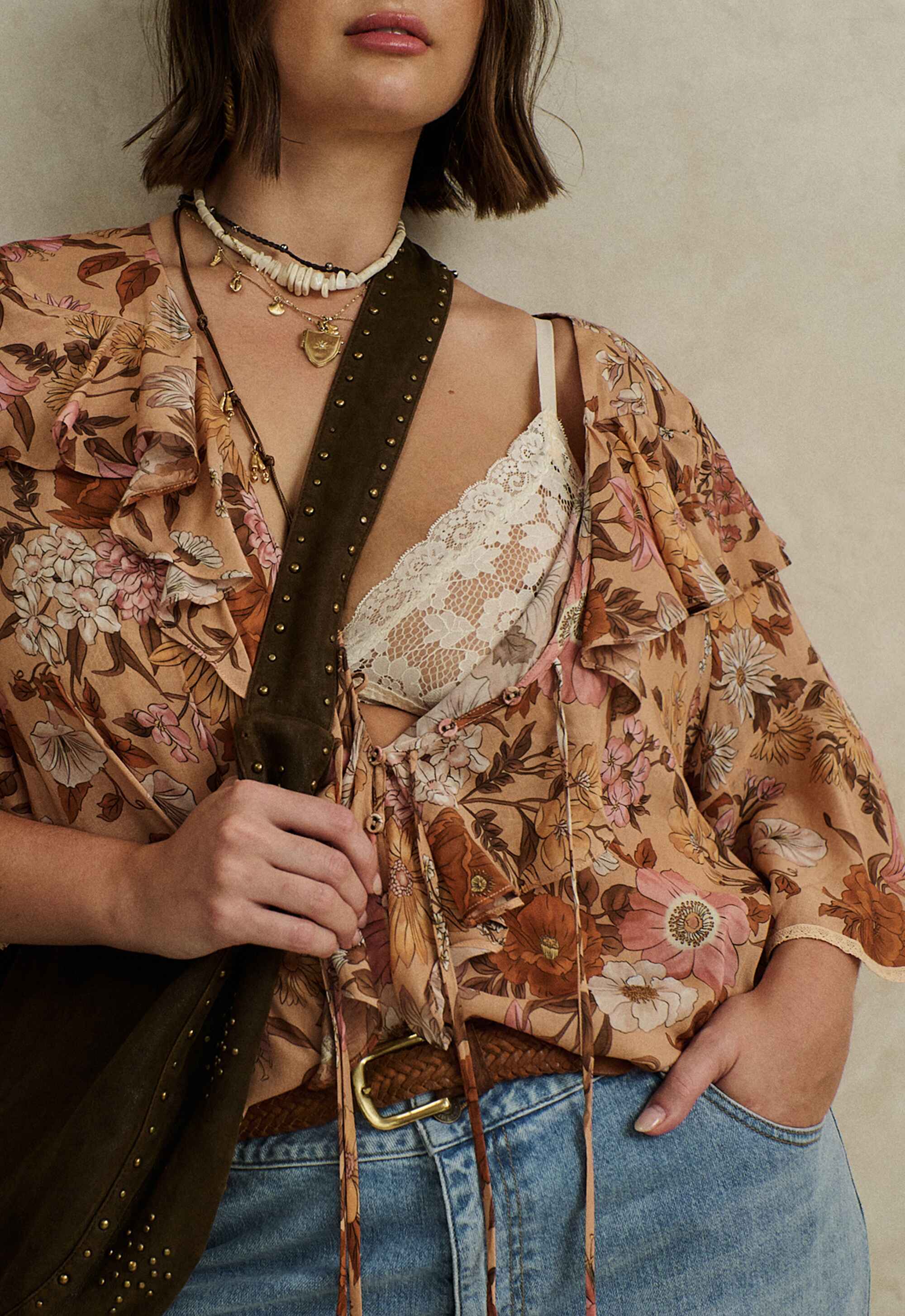 Stealing Beauty Short Sleeve Blouse - Image 2