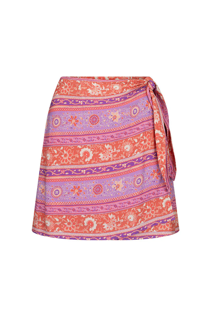 Sunshine Bandit Wrap Mini Skirt - Image 6