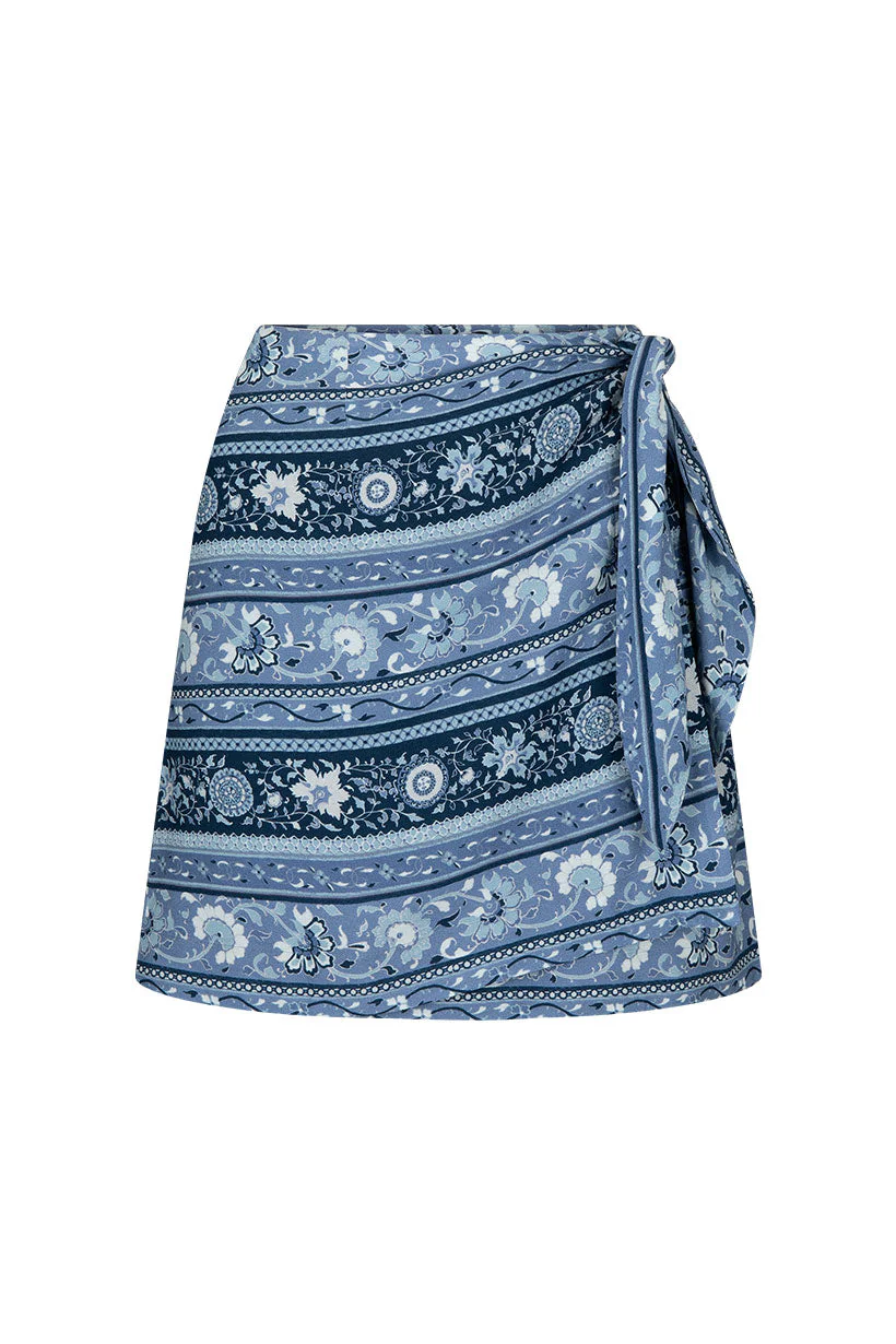Sunshine Bandit Wrap Mini Skirt - Image 7