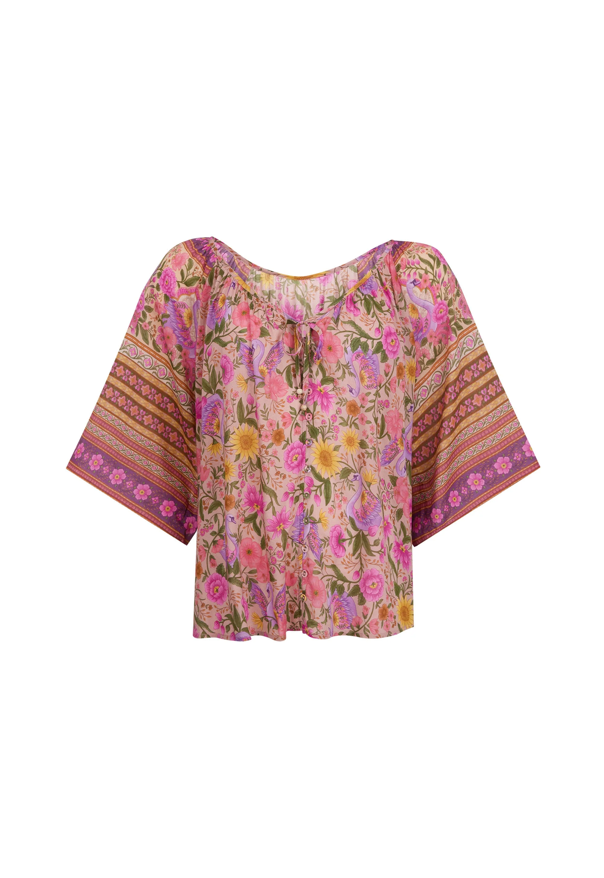 Swan Lake Short Sleeve Blouse - Image 9