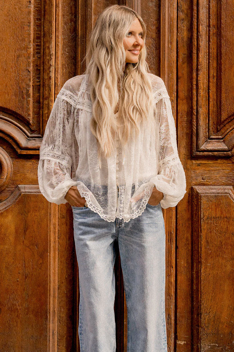 Teodora Lace Blouse - Image 5