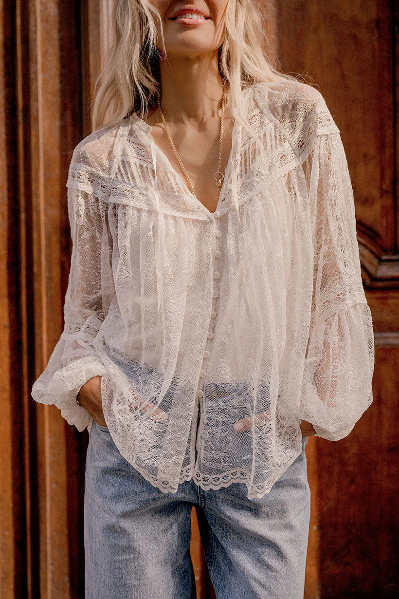 Teodora Lace Blouse - Image 6