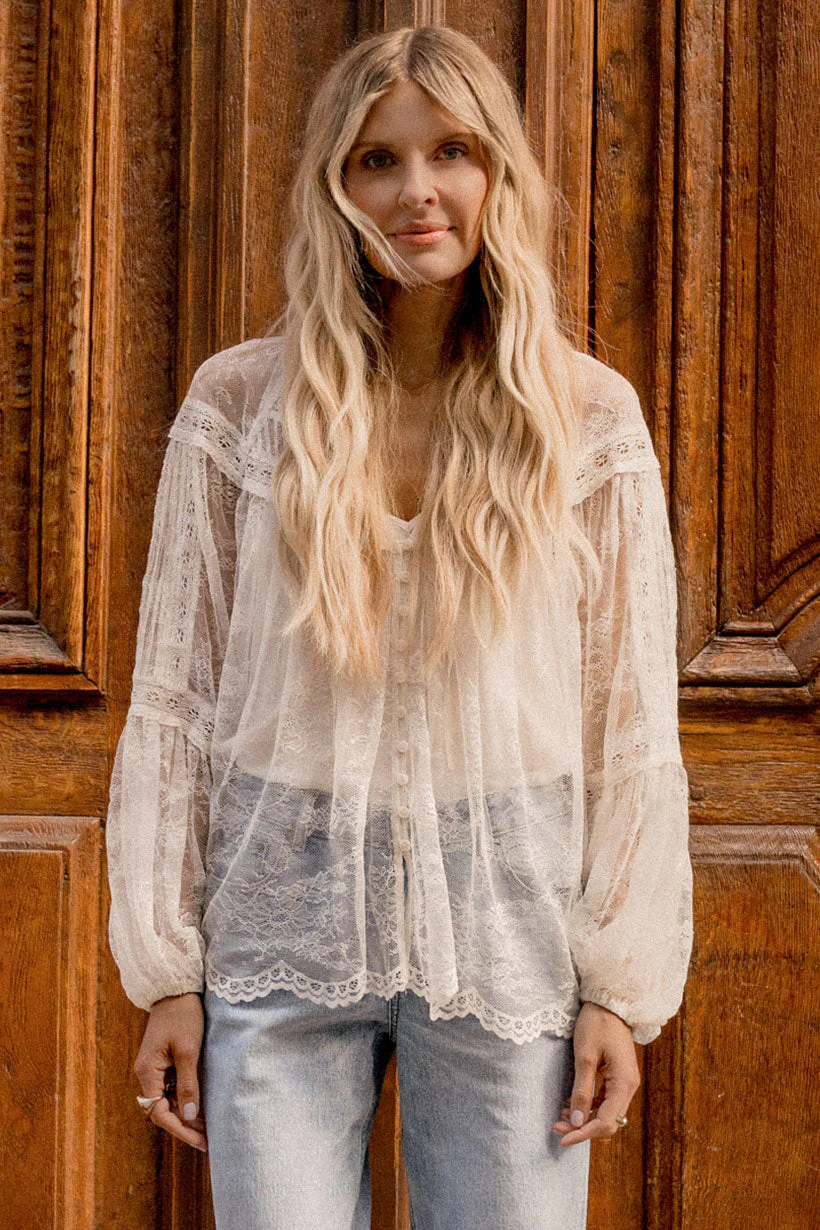 Teodora Lace Blouse - Image 8