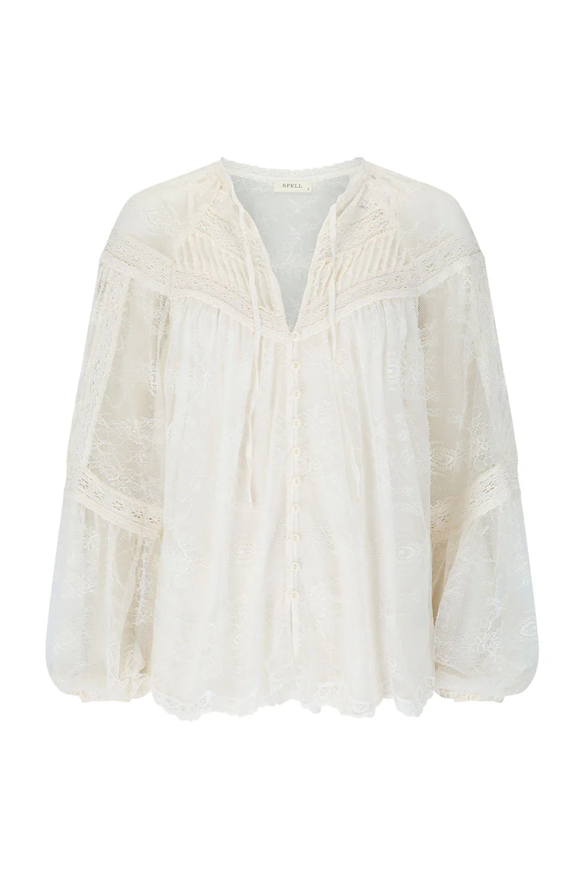 Teodora Lace Blouse - Image 9